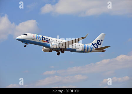 G-FBJK Flybe Embraer ERJ-175 - Cn 17000359 Flybe Manchester Flughafen England Uk Abflüge Stockfoto