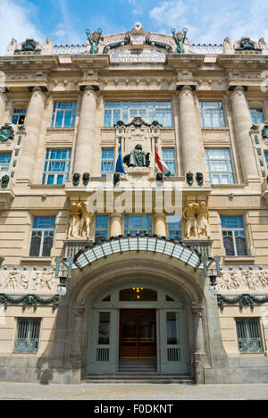 Zeneakademia, Liszt-Akademie, Concert Hall und Musikschule, Liszt Ferenc Ter, Pest, Budapest, Ungarn Stockfoto