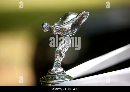 Ein Rolls-Royce Silver Lady Auto Maskottchen Stockfoto