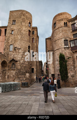 Gotischen Viertel von Barcelona in Katalonien, Spanien Stockfoto