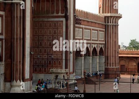 Das Bild wurde aufgenommen in Jama Masjid-Delhi-Indien Stockfoto