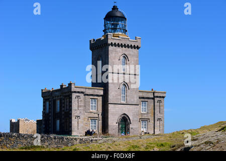 Wichtigsten Leuchtturm auf der Isle of May, Firth of Forth, Scottish National Nature Reserve, Schottland Stockfoto