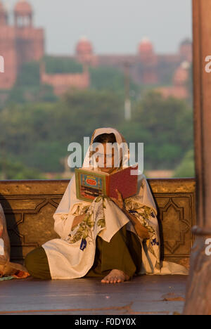 Das Bild wurde aufgenommen in Jama Masjid-Delhi-Indien Stockfoto