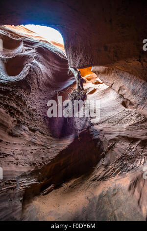 Spooky Gulch kurze Canyon Grand Staircase-Escalante Stockfoto