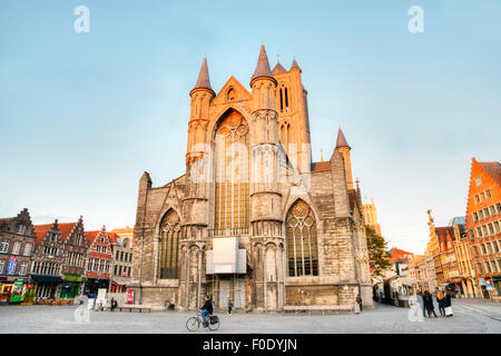 St. Nikolaus Kirche in Gent, Belgien Stockfoto