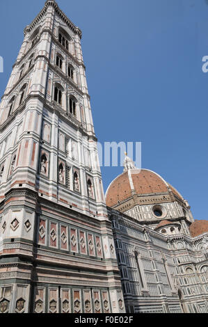 Der Duomo (Kathedrale) von Florenz. dating von 1296 und 1436 abgeschlossen. Stockfoto