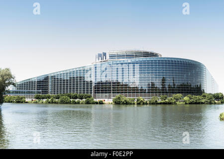 Europäischen Parlamentsgebäude in Straßburg Stockfoto