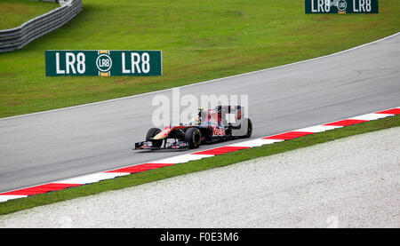 SEPANG, MALAYSIA - 4 APRIL: Grand Prix von Malaysia in Sepang F1 erste Schaltung 4. April 2010 in Sepang Stockfoto