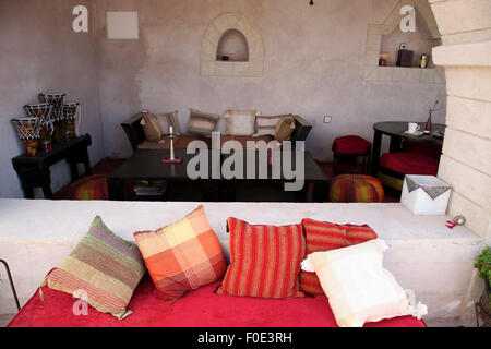 Detail des Riads in Essaouira - Marokko Stockfoto