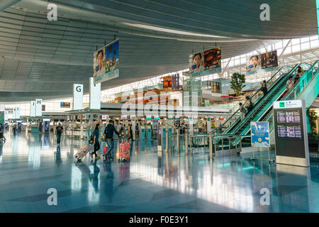 Flughafen Tokio-Haneda International Terminal in Japan Stockfoto