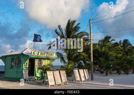 Insel Caye Caulker, Belize Stockfoto