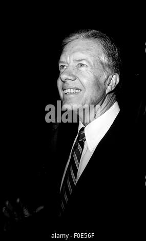 Präsidentschaftskandidat Jimmy Carter am Vorabend seines 1976 Iowa primäre Sieges. 1. Juni 1976. © Ken Hawkins/ZUMA Draht/Alamy Live-Nachrichten Stockfoto