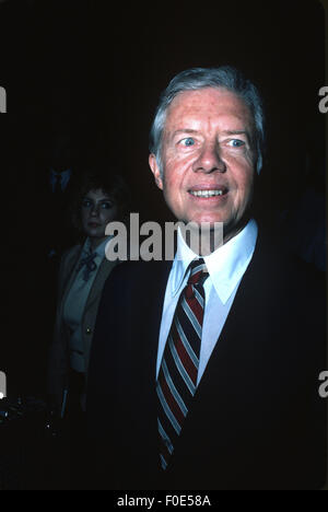 Präsidentschaftskandidat Jimmy Carter am Vorabend seines 1976 Iowa primäre Sieges. 29. Sep, 2010. © Ken Hawkins/ZUMA Draht/Alamy Live-Nachrichten Stockfoto