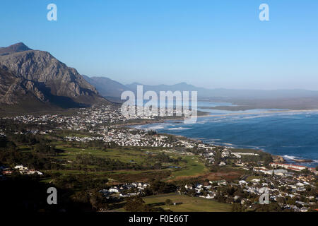 Ansicht von Hermanus an der Garden Route in Western Cape, Südafrika Stockfoto