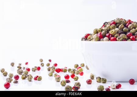 Mischung aus verschiedenen Paprika Kugeln Stockfoto