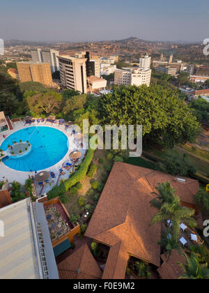 Uganda, Kampala Stadt skyline Stockfoto