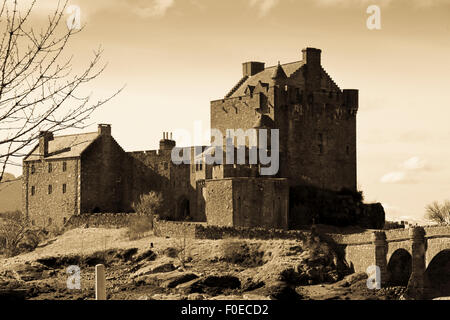 Eilean Donan Castle Dornie Schottland Stockfoto