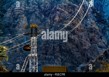 Die Palm Springs Aerial Tramway Stockfoto