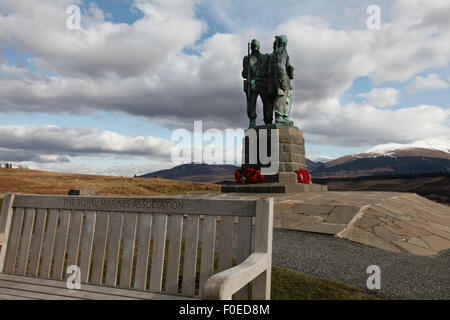 Commando Memorial Spean Bridge Schottland Stockfoto