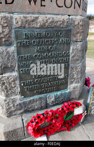 Commando Memorial Spean Bridge Schottland Stockfoto