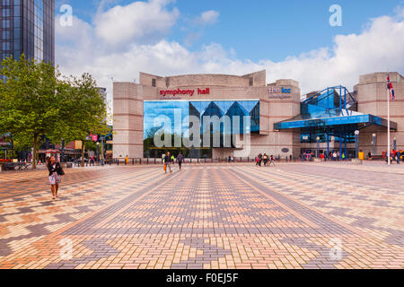 Birmingham Symphony Hall und ICC, Broad Street, Birmingham, England Stockfoto