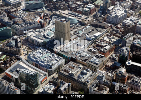 Luftaufnahme von Manchester Arndale Shopping Centre, Großbritannien Stockfoto