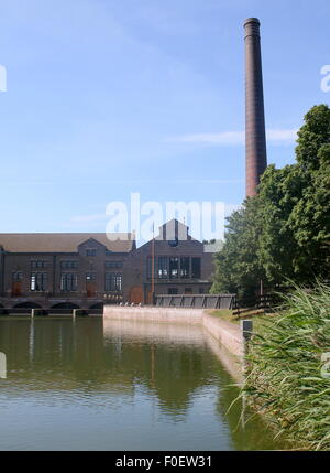 DF Woudagemaal, größte operative dampfbetriebene Pumpstation der Welt in Lemmer, Niederlande, UNESCO-Welterbe Stockfoto