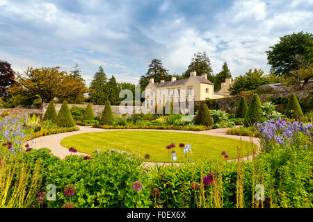 Das Haus und die oberen ummauerten Garten Aberglasney, Carmarthenshire, Wales, UK Stockfoto