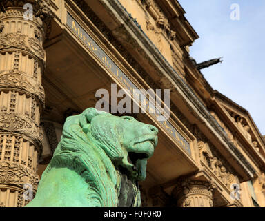 Porte des Lions, Musée du Louvre, Paris, Frankreich, Europa Stockfoto