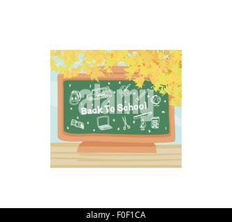Zurück zur Schule Stock Vektor