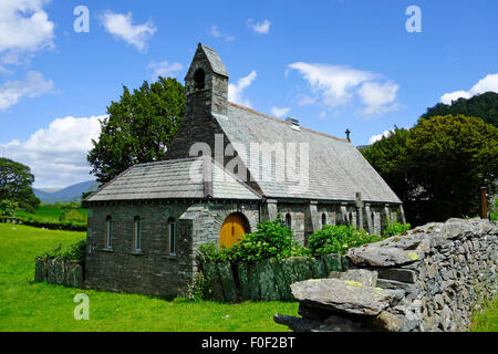 Holy Trinity Church, Grange Village, Borrowdale, Lake District National Park, Cumbria, England, Großbritannien Stockfoto