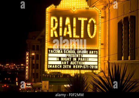 Rialto & Pantages Theater, Tacoma, Washington Stockfoto