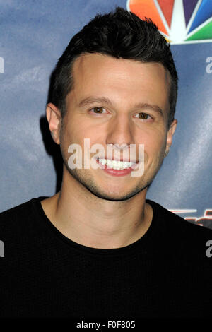 Mat Franco besucht "America es Got Talent" Saison 10 in der Radio City Music Hall am 12. August 2015 in New York City. / picture Alliance Stockfoto