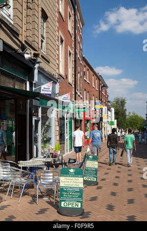 Fußgängerzone in Westgate, Wakefield, West Yorkshire Stockfoto