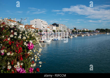 Die Küsten Stadt von Saint Gilles Croix De La Vie, in der Vendee-Frankreich Stockfoto