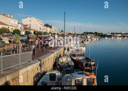 Die Küsten Stadt von Saint Gilles Croix De La Vie, in der Vendee-Frankreich Stockfoto