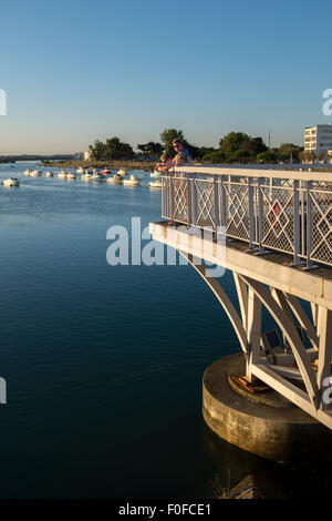 Die Küsten Stadt von Saint Gilles Croix De La Vie, in der Vendee-Frankreich Stockfoto