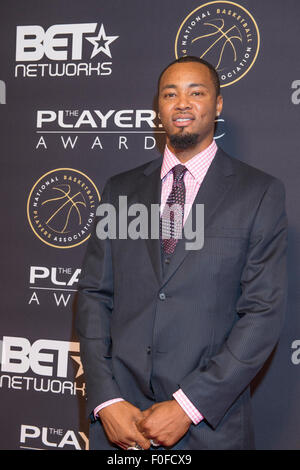 NBA-Spieler Rashard Lewis besucht die Spieler Awards im Rio Hotel & Casino in Las Vegas Stockfoto