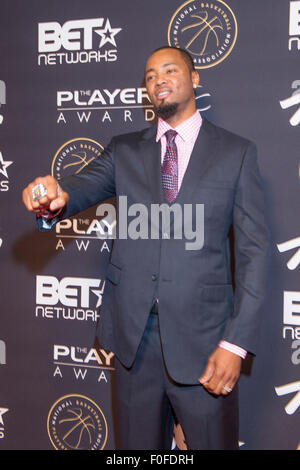 NBA-Spieler Rashard Lewis besucht die Spieler Awards im Rio Hotel & Casino in Las Vegas Stockfoto