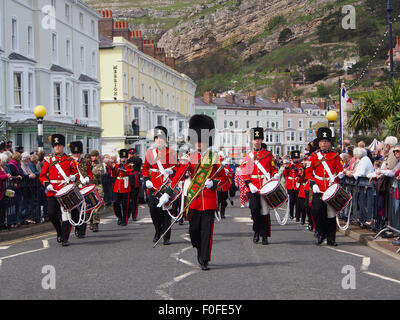 Die Grand Parade Llandudno viktorianischen Extravaganza, statt über ein Wochenende Mai 2015 jedes Jahr in Nord-Wales, UK. Stockfoto