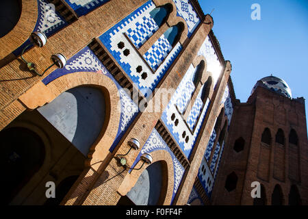 Plaza de Toros Monumental - Stierkampfarena von Barcelona, Katalonien, Spanien Stockfoto