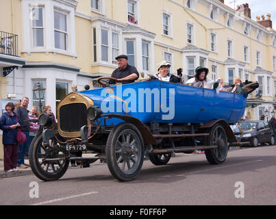 Jedes Jahr Mai 1912 Albion Fahrzeug an Llandudno viktorianischen Extravaganza 2015, statt über ein Wochenende in Nord-Wales, UK. Stockfoto