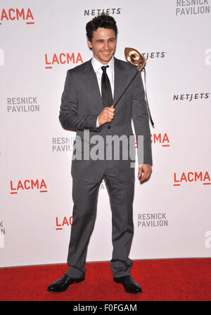 LOS ANGELES, CA - 25. September 2010: James Franco an eine Benefiz-Gala zur Eröffnung des Lynda & Stewart Resnick Ausstellungspavillon im LACMA. Stockfoto