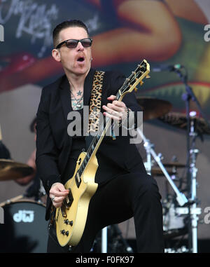 Download Festival Tag 2 - Black StarRider - Encore Bühne Featuring: Ricky Warwick wo: Donington, Vereinigtes Königreich: 14. Juni 2015 Stockfoto