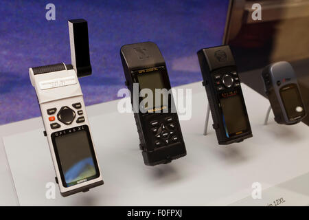 Verschiedenen frühen Handheld GPS-Empfänger - USA Stockfoto