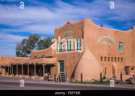 Alten Martina Restaurant Rancho de Taos, New Mexico, USA. Stockfoto
