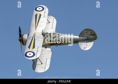 Gloster Gladiator klassische WW2 Doppeldecker Kämpfer Stockfoto