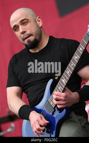 Download Festival - Tag 3 Mitwirkende: Marc Rizzo wo: Donnington, Vereinigtes Königreich bei: 14. Juni 2015 Stockfoto