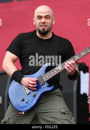 Download Festival - Tag 3 Mitwirkende: Marc Rizzo wo: Donnington, Vereinigtes Königreich bei: 14. Juni 2015 Stockfoto