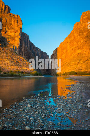 Big Bend National Park in Texas ist das größte Naturschutzgebiet der Chihuahua-Wüste der Vereinigten Staaten. Stockfoto